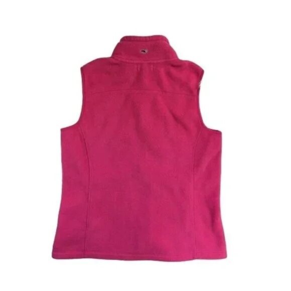 Vineyard Vines Westerly Pink Fleece Vest - Picture 3 of 8